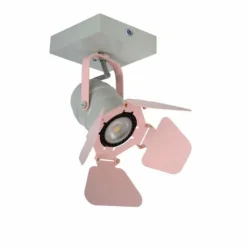 Luminaires Lucide Plafonniers|Plafonnier Lucide PICTO Gris, Rose, 1 lumière