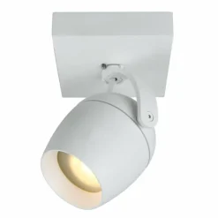 Luminaires Lucide Spots Et Projecteurs|Plafonnier Lucide PRESTON Blanc, 1 lumière