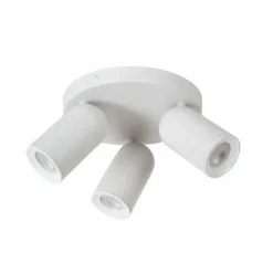 Luminaires Lucide Spots Et Projecteurs|Plafonnier Lucide PUNCH Blanc, 3 lumières