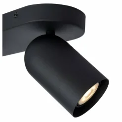 Luminaires Lucide Spots Et Projecteurs|Plafonnier Lucide PUNCH Noir, 2 lumières