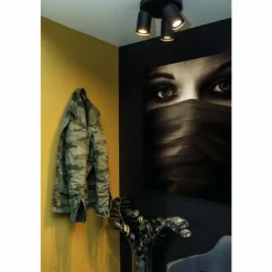 Luminaires Lucide Spots Et Projecteurs|Plafonnier Lucide PUNCH Noir, 3 lumières