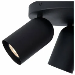 Luminaires Lucide Spots Et Projecteurs|Plafonnier Lucide PUNCH Noir, 3 lumières