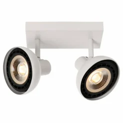 Luminaires Lucide Spots Et Projecteurs|Plafonnier Lucide SENSAS Blanc, 2 lumières
