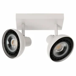 Luminaires Lucide Spots Et Projecteurs|Plafonnier Lucide SENSAS Blanc, 2 lumières