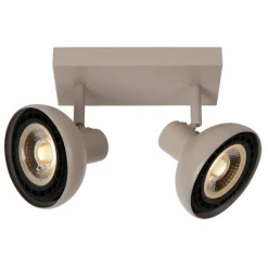 Luminaires Lucide Spots Et Projecteurs|Plafonnier Lucide SENSAS Beige, 2 lumières