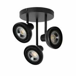 Luminaires Lucide Spots Et Projecteurs|Plafonnier Lucide SENSAS Noir, 3 lumières