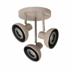 Luminaires Lucide Spots Et Projecteurs|Plafonnier Lucide SENSAS Beige, 3 lumières