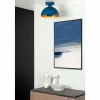 Luminaires Lucide Plafonniers|Plafonnier Lucide SIEMON Bleu, 1 lumière