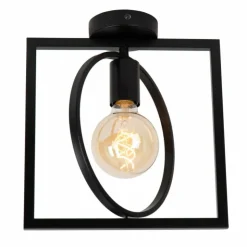 Luminaires Lucide Plafonniers|Plafonnier Lucide SUUS Noir, 1 lumière