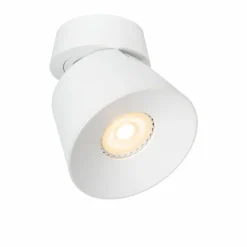 Luminaires Lucide Spots Et Projecteurs|Plafonnier Lucide TRIGONO Blanc, 1 lumière