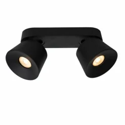 Luminaires Lucide Spots Et Projecteurs|Plafonnier Lucide TRIGONO Noir, 2 lumières
