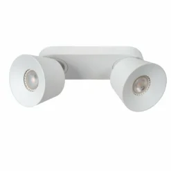 Luminaires Lucide Spots Et Projecteurs|Plafonnier Lucide TRIGONO Blanc, 2 lumières