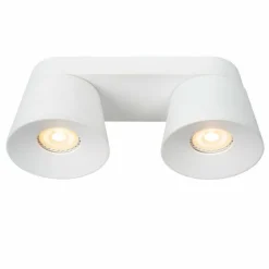 Luminaires Lucide Spots Et Projecteurs|Plafonnier Lucide TRIGONO Blanc, 2 lumières