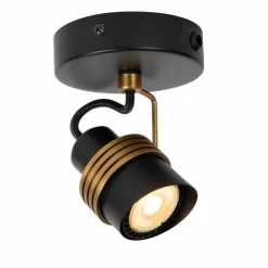 Luminaires Lucide Plafonniers|Plafonnier Lucide TUNDRAN Noir, 1 lumière