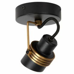 Luminaires Lucide Plafonniers|Plafonnier Lucide TUNDRAN Noir, 1 lumière