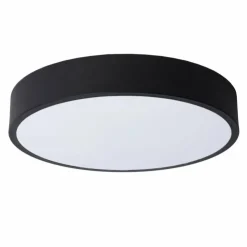 Luminaires Lucide Éclairage Led|Plafonnier Lucide UNAR LED Noir, 1 lumière
