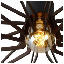 Luminaires Lucide Plafonniers|Plafonnier Lucide ZIDANE Noir, 1 lumière