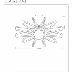 Luminaires Lucide Plafonniers|Plafonnier Lucide ZIDANE Blanc, 1 lumière