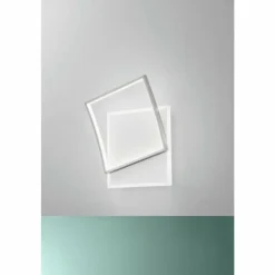 Luminaires Lutec Éclairage Led|Plafonnier Lutec OVEST LED Argenté, Blanc, 1 lumière