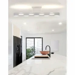 Luminaires Lutec Plafonniers|Plafonnier Lutec WAVE Blanc, 3 lumières