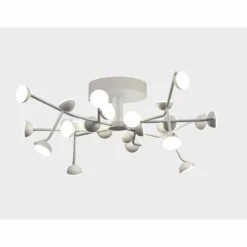 Luminaires Mantra Éclairage Led|Plafonnier Mantra ADN LED Blanc, 1 lumière