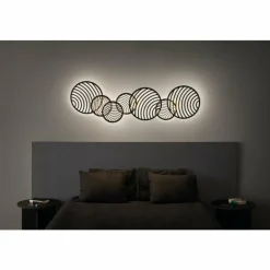 Luminaires Mantra Éclairage Led|Plafonnier Mantra COLLAGE LED Noir, 1 lumière