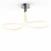 Luminaires Mantra Éclairage Led|Plafonnier Mantra NUR LINE LED Chrome, Blanc, 1 lumière