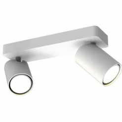 Luminaires Mantra Plafonniers|Plafonnier Mantra SAL WHITE Blanc, 2 lumières