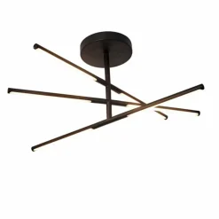 Luminaires Mantra Éclairage Led|Plafonnier Mantra TORCH LED Noir, 1 lumière