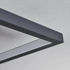 Plafonnier Momahaki LED Anthracite, 1 lumière, Télécommandes