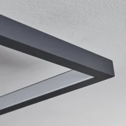 Plafonnier Momahaki LED Anthracite, 1 lumière, Télécommandes