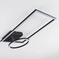 Lampe Éclairage Led|Plafonnier Moya LED Noir, 1 lumière