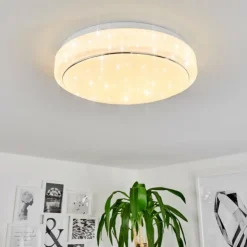 hofstein Éclairage Led|Plafonnier Nepes LED Blanc, 1 lumière