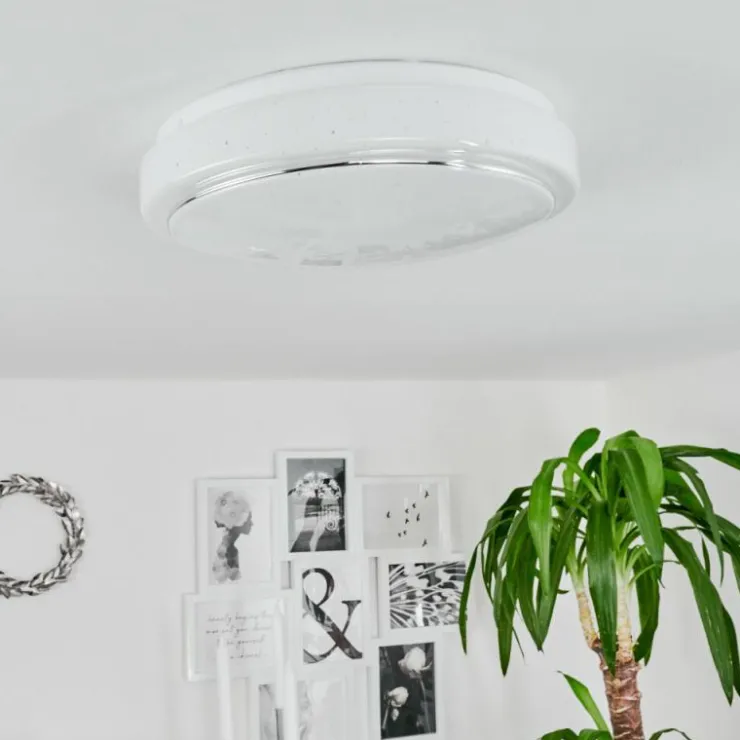 hofstein Éclairage Led|Plafonnier Nepes LED Blanc, 1 lumière