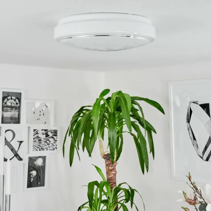 hofstein Éclairage Led|Plafonnier Nepes LED Blanc, 1 lumière