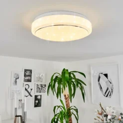 hofstein Éclairage Led|Plafonnier Nepes LED Blanc, 1 lumière