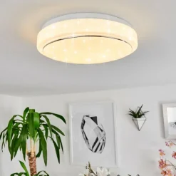 hofstein Éclairage Led|Plafonnier Nepes LED Blanc, 1 lumière