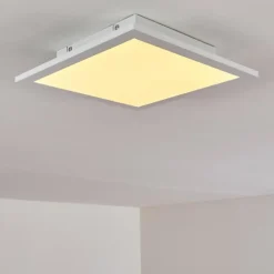 hofstein Éclairage Led|Plafonnier Nexo LED Blanc, 1 lumière, Télécommandes