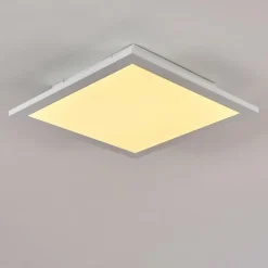 hofstein Éclairage Led|Plafonnier Nexo LED Blanc, 1 lumière, Télécommandes