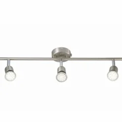 Luminaires Nordlux Spots Et Projecteurs|Plafonnier Nordlux AVENUE Acier brossé, 3 lumières