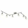 Luminaires Nordlux Spots Et Projecteurs|Plafonnier Nordlux AVENUE Acier brossé, 6 lumières