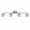 Luminaires Nordlux Spots Et Projecteurs|Plafonnier Nordlux CHICAGO Acier inoxydable, 4 lumières