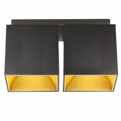 Luminaires Nordlux Plafonniers|Plafonnier Nordlux ETHAN Noir, 2 lumières