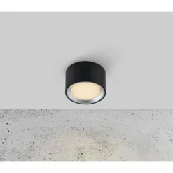 Luminaires Nordlux Éclairage Led|Plafonnier Nordlux Fallon LED Noir, 1 lumière