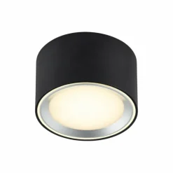 Luminaires Nordlux Éclairage Led|Plafonnier Nordlux Fallon LED Noir, 1 lumière