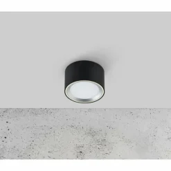 Luminaires Nordlux Éclairage Led|Plafonnier Nordlux Fallon LED Noir, 1 lumière