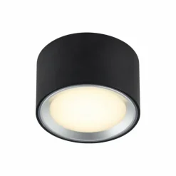 Luminaires Nordlux Éclairage Led|Plafonnier Nordlux Fallon LED Noir, 1 lumière