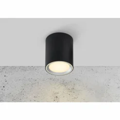 Luminaires Nordlux Éclairage Led|Plafonnier Nordlux Fallon LED Noir, 1 lumière