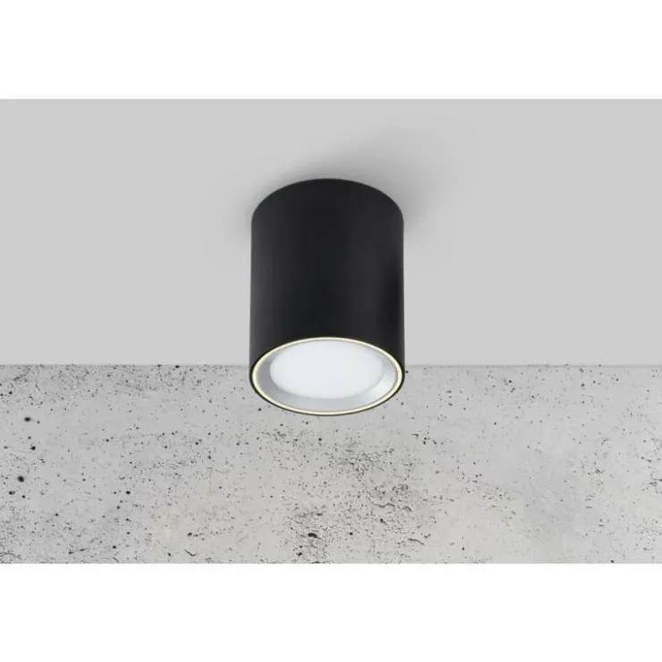 Luminaires Nordlux Éclairage Led|Plafonnier Nordlux Fallon LED Noir, 1 lumière