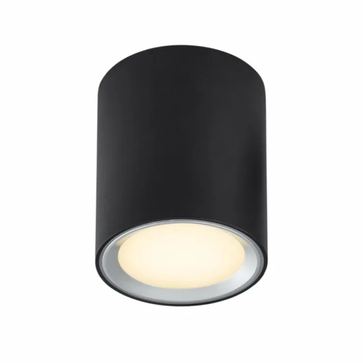 Luminaires Nordlux Éclairage Led|Plafonnier Nordlux Fallon LED Noir, 1 lumière